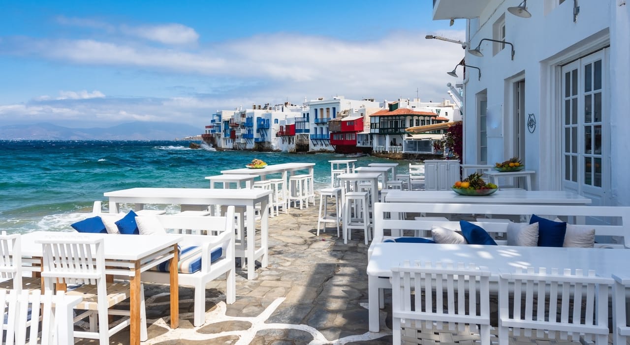 The original Nammos was a taverna on the island of Mykonos in Greece. The original Nammos was a taverna on the island of Mykonos in Greece.