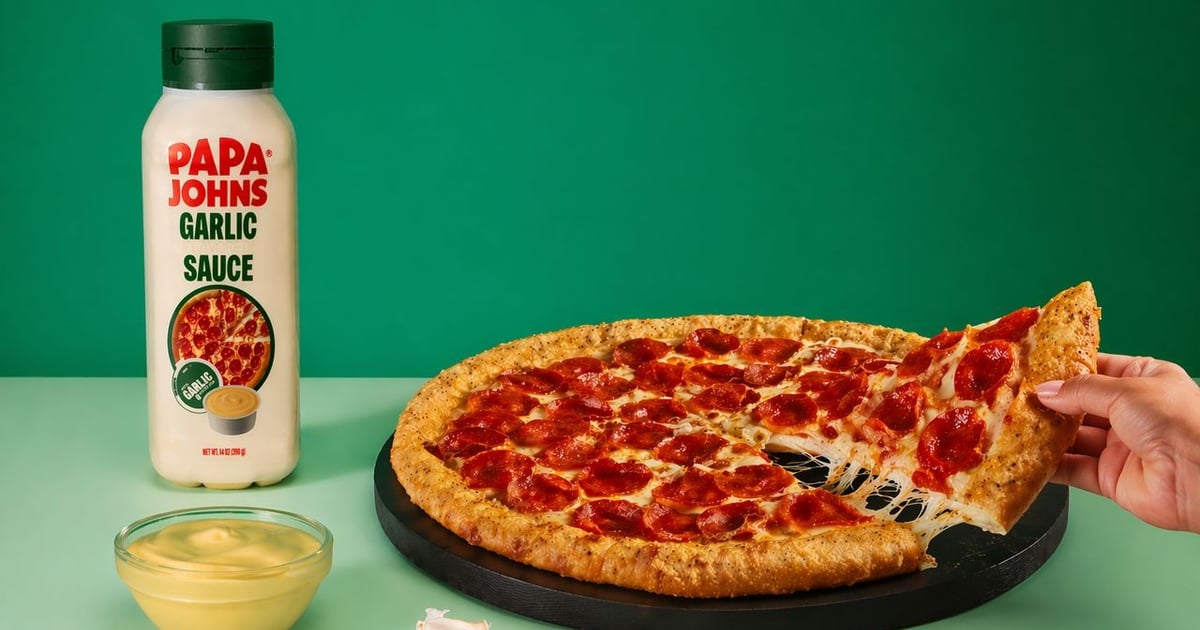 Papa Johns' signature garlic sauce will hit retail shelves