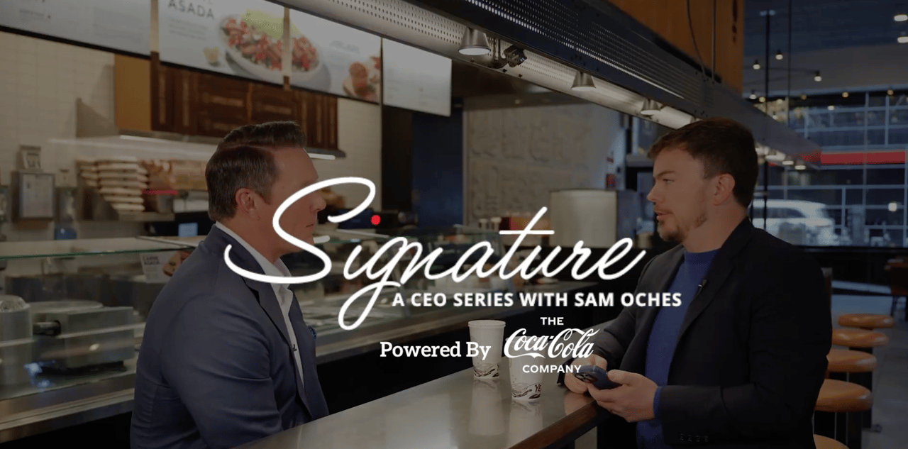 Chipotle CEO Scott Boatwright and Sam Oches Chipotle CEO Scott Boatwright and Sam Oches