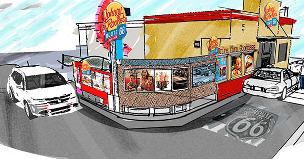 Johnny Rockets unveils new multi-format prototype
