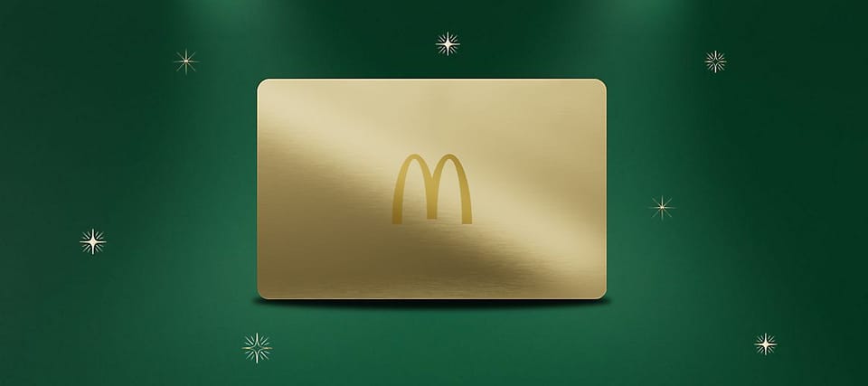 McDonald's is offering the chance to win its VIP McGold Card
