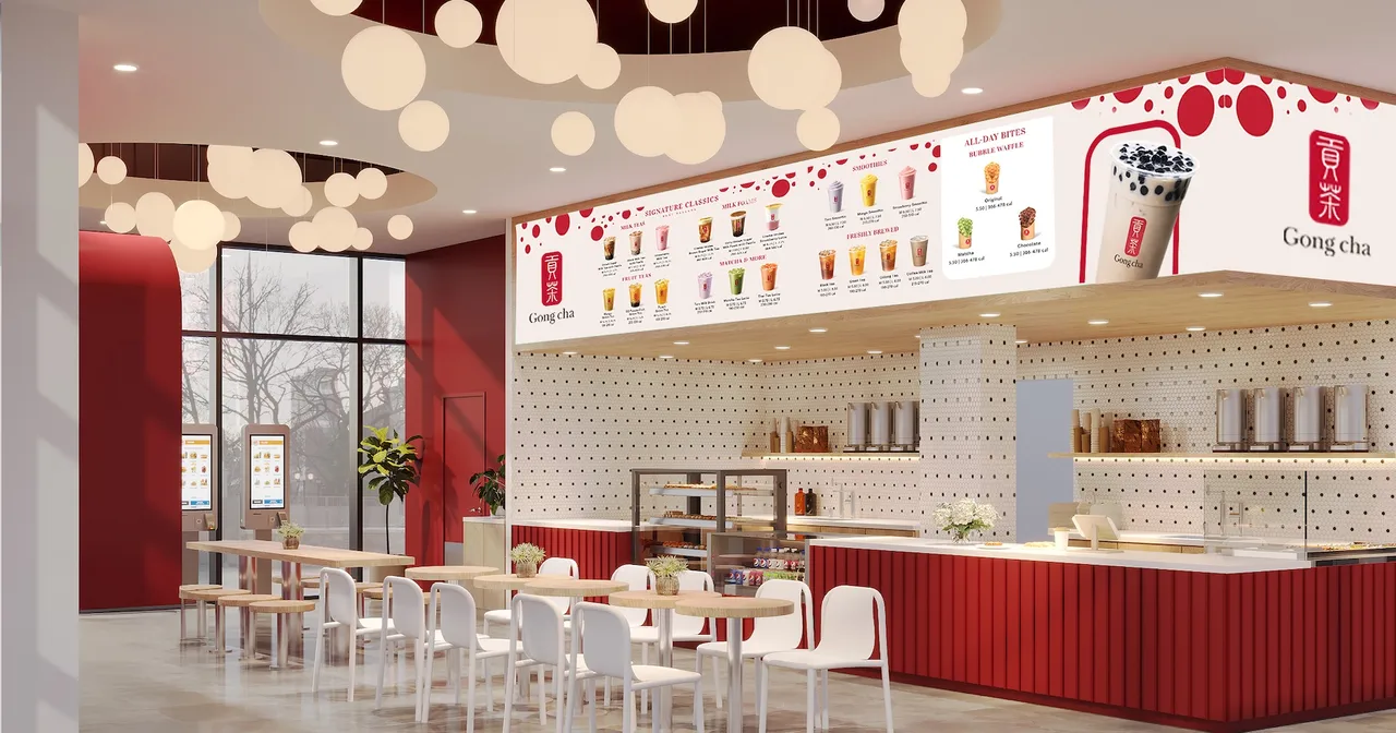 A Gong Cha restaurant A Gong Cha restaurant