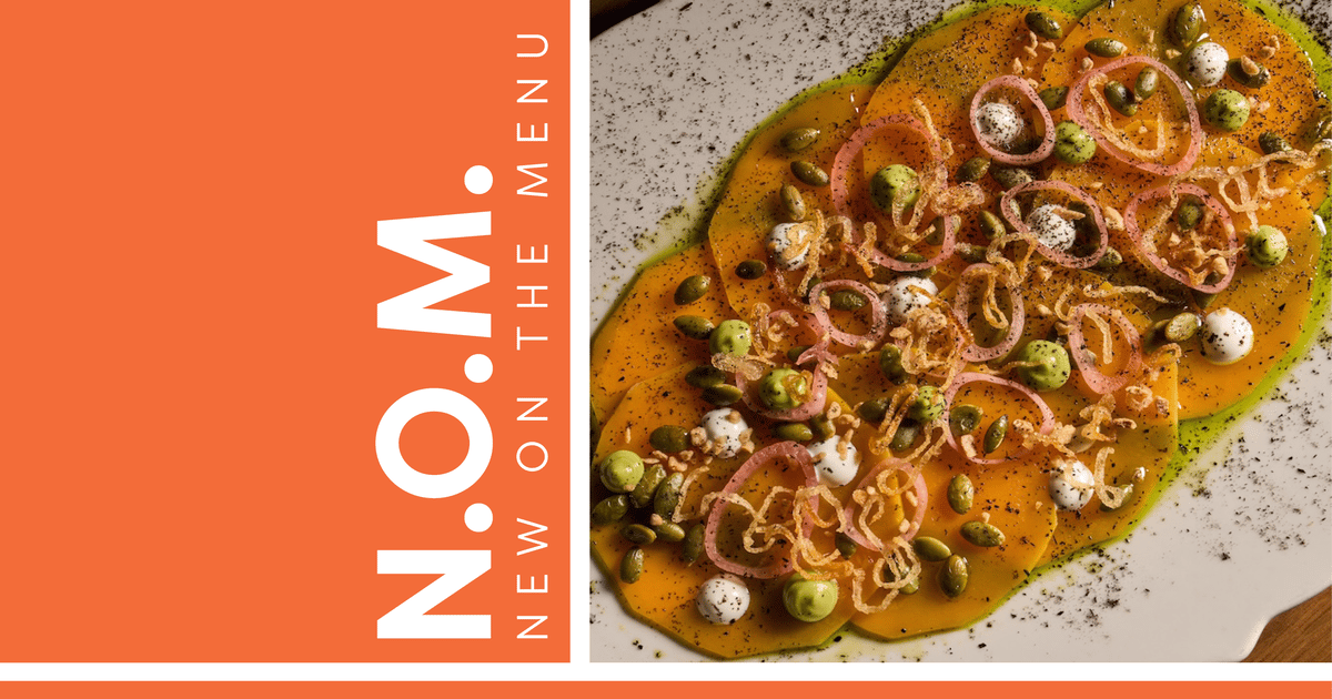 NOM: Squash carpaccio, cardamom buns, and a localized moqueca