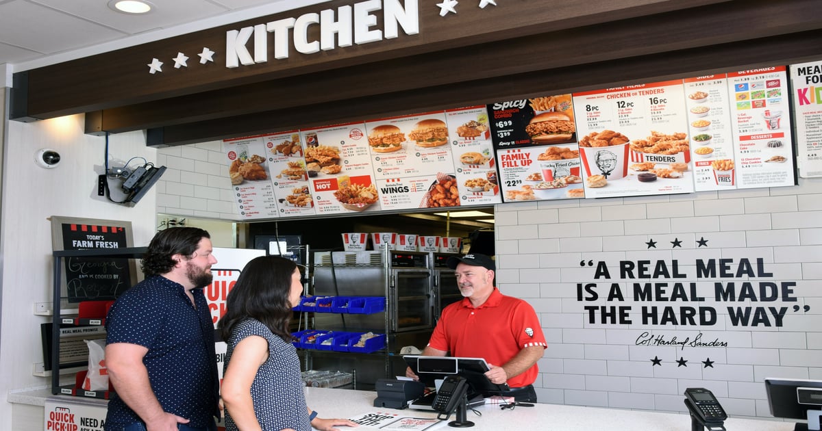 KFC is rolling out new, simplified menu boards