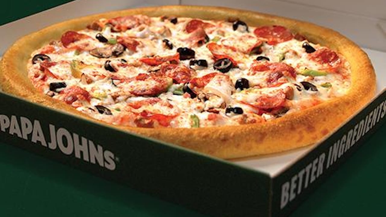 Papa Johns offers The Works pizza at discounted price
