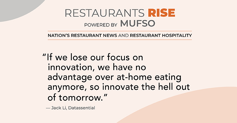 Datassential founder Jack Li tells restaurateurs to create exciting ...