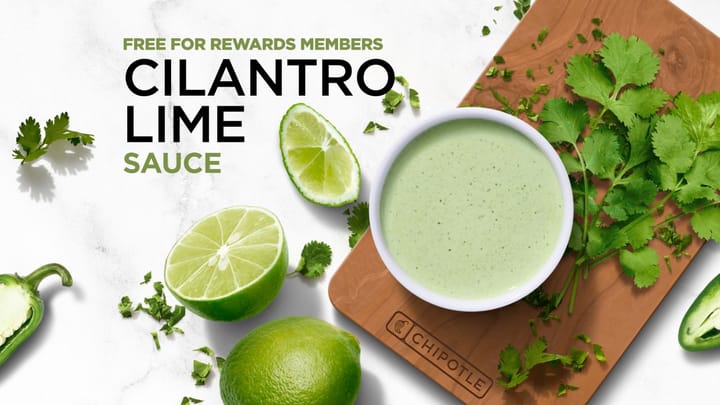 Chipotle is giving away Cilantro Lime Sauce for Father’s Day