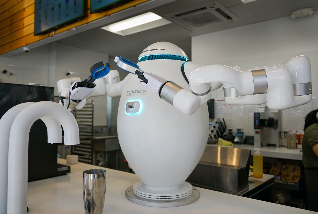Richtech Robotics debuts robot-run cafe in Las Vegas
