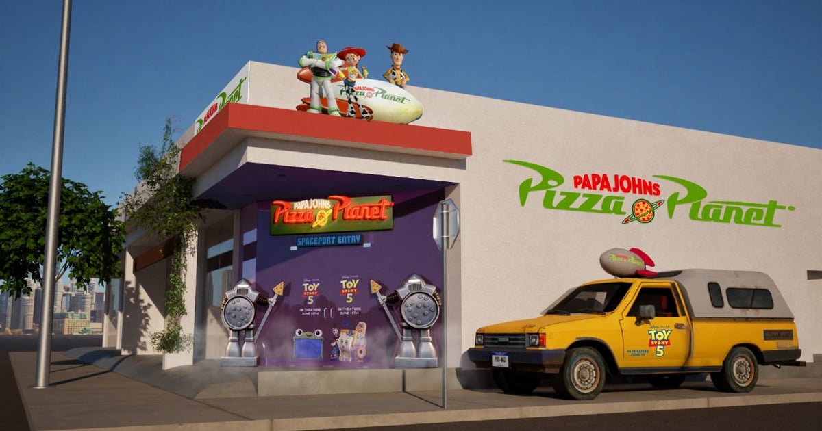 Papa Johns opens Pizza Planet popups for Toy Story collab