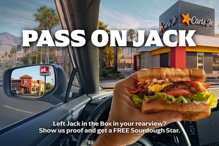 Carl’s Jr. takes a shot at rival Jack in the Box