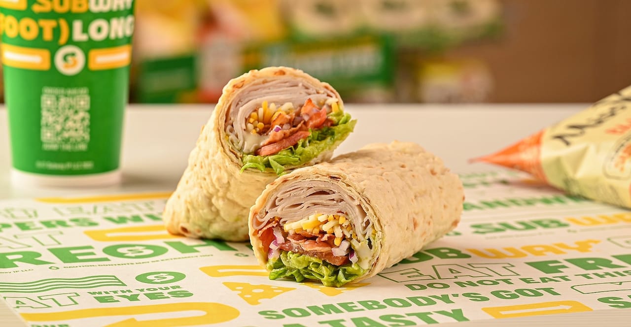 Subway Wraps Options Subway to introduce 4 wraps with new lavash-style flatbread