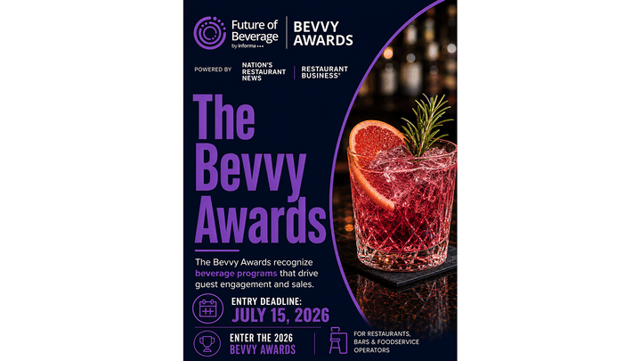 Beverage innovation deserves the spotlight: Enter the 2026 Bevvy Awards