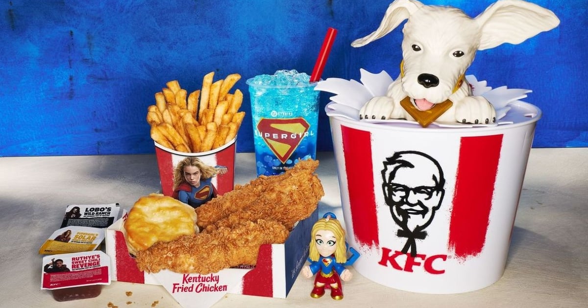 KFC bringt Supergirl-Themenmenüs vor Kinostart auf den Markt