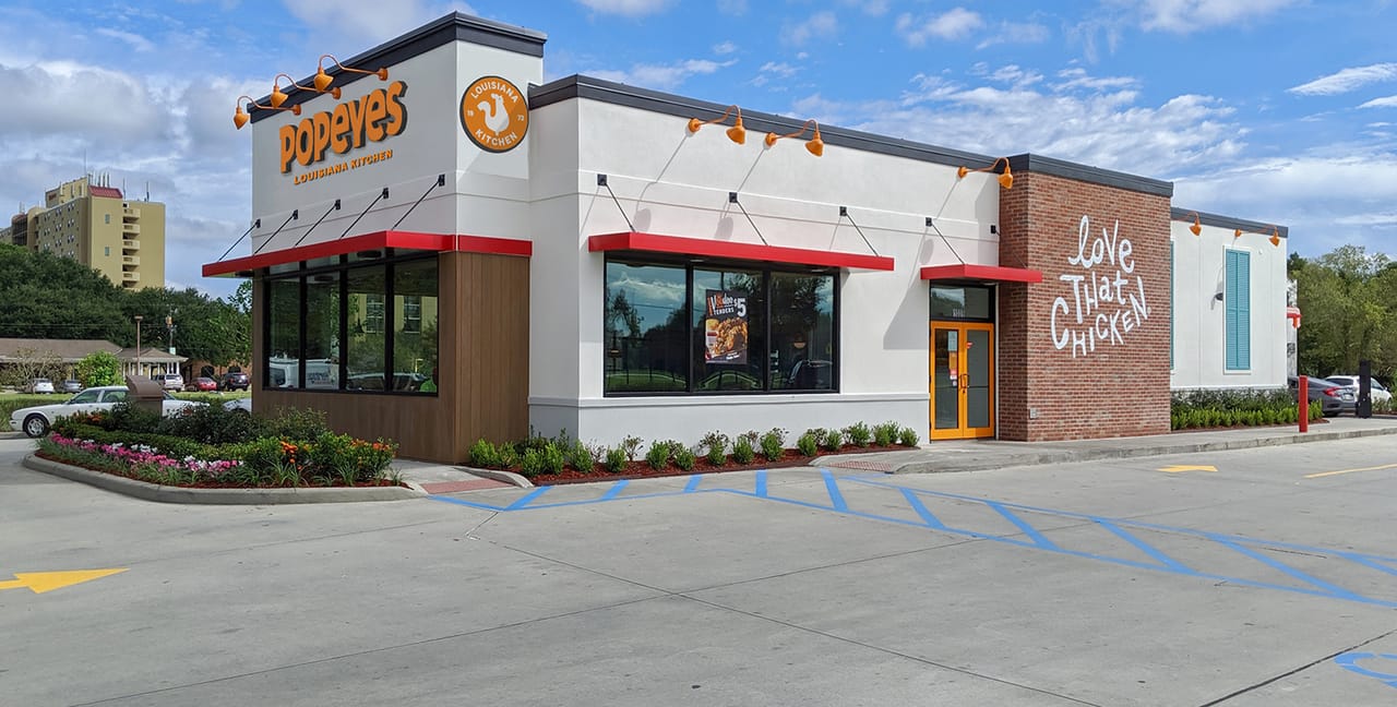 Popeyes unveils updated logo, pilots new domestic design