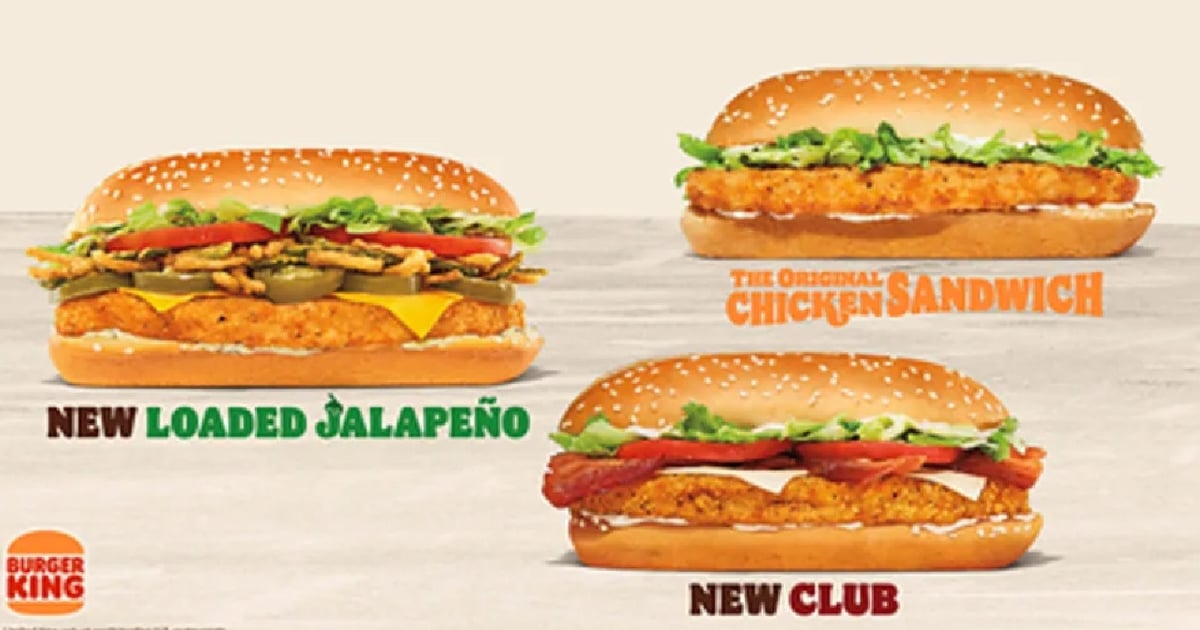 Burger King erweitert sein Sortiment um zwei neue Chicken-Sandwiches