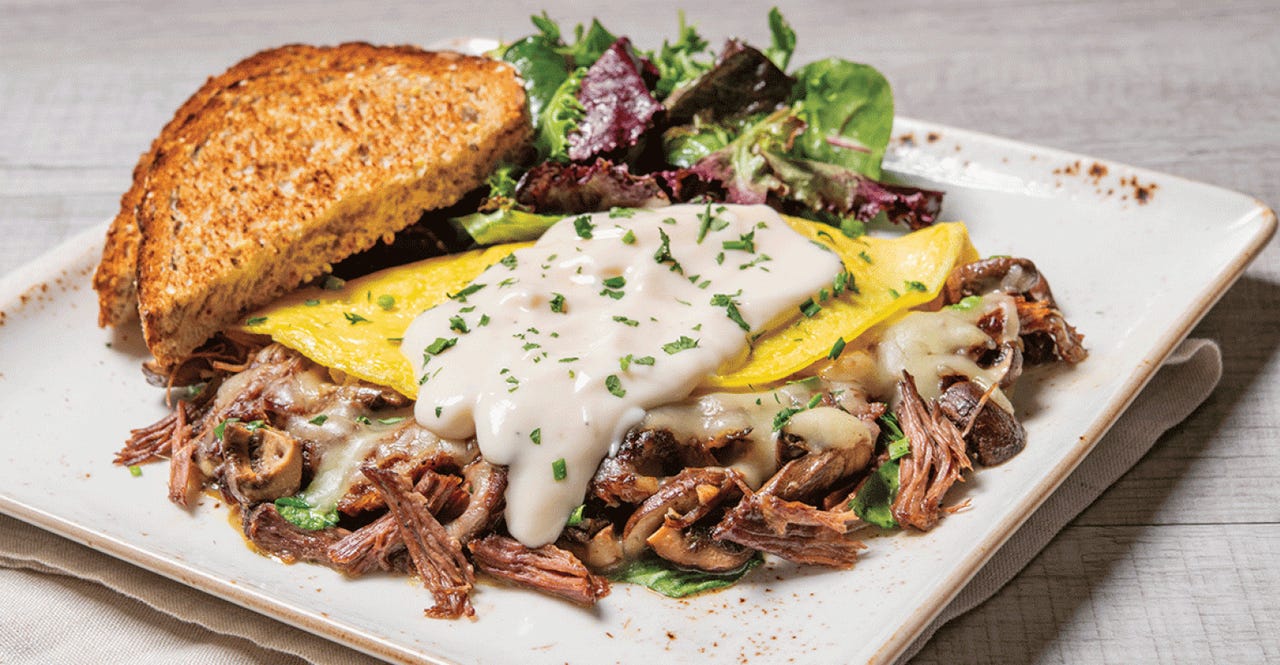 With First Watch’s Short Rib Omelet, chef Shane Schaibly took his usual ...