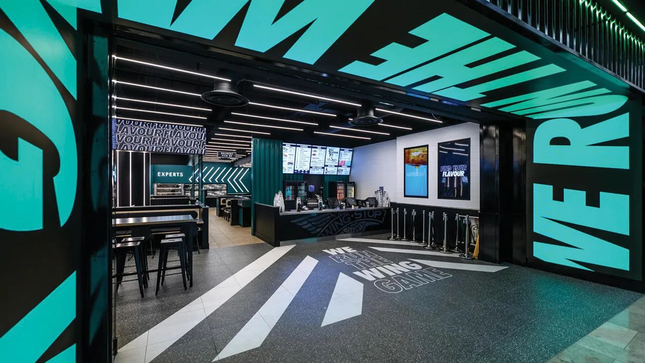 An international Wingstop location An international Wingstop location
