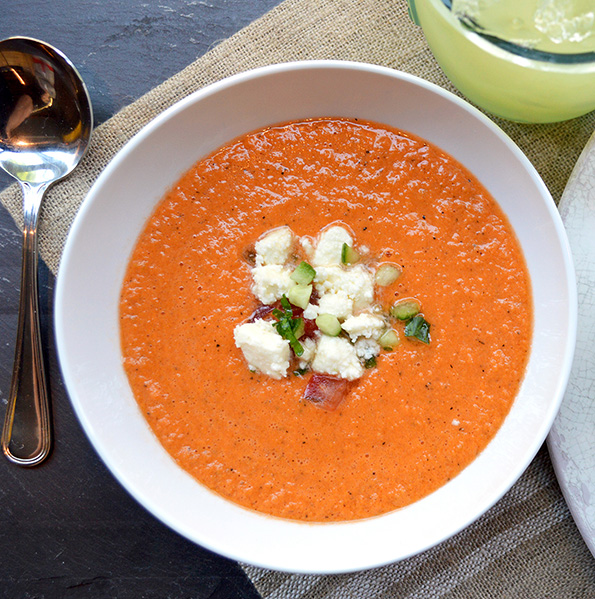 Chefs add creative touches to gazpacho