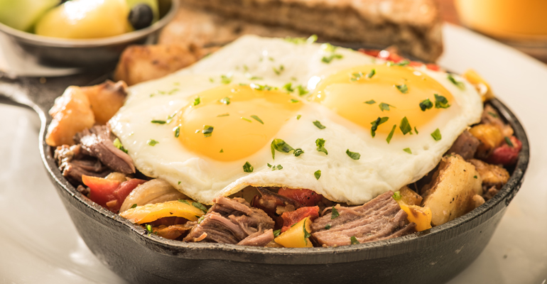 Comfort food hash gets mixed up with modern influences
