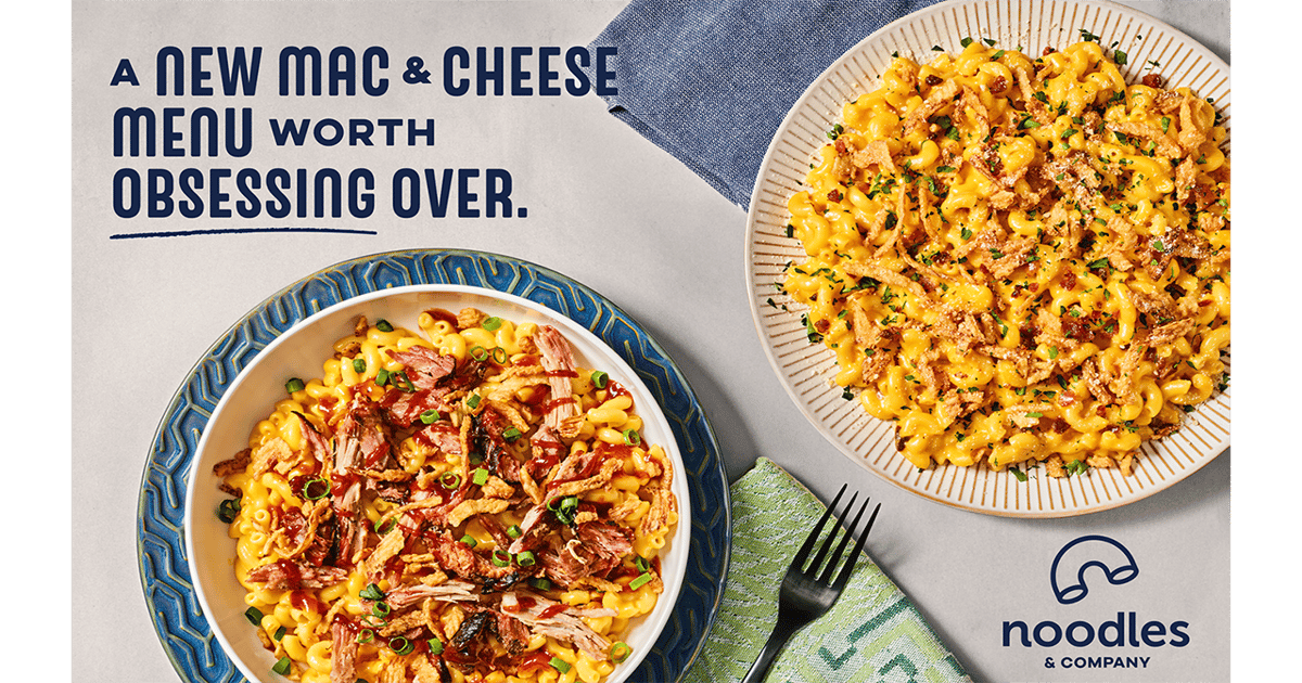 Noodles & Company tests three new mac & cheese dishes as part of ...