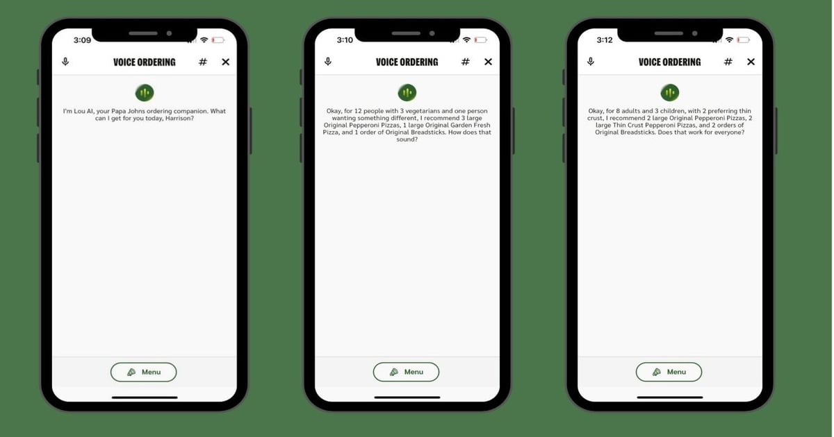Papa Johns launches an AI assistant to help with group orders