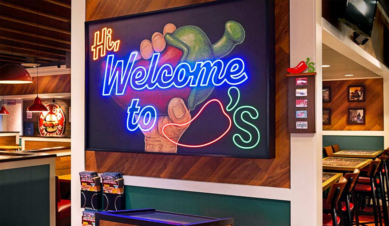 A Chili's restaurant A Chili's restaurant