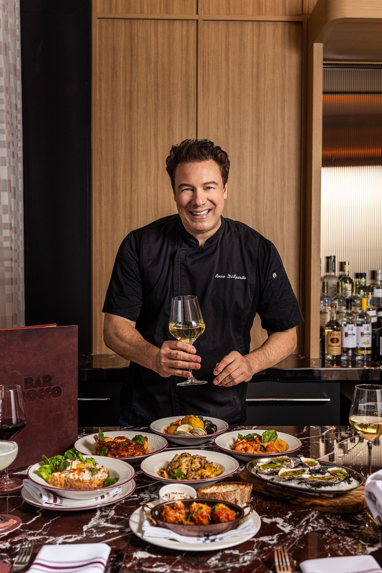 Rocco DiSpirito’s Italian-American brasserie, Bar Rocco, is now open in New York City