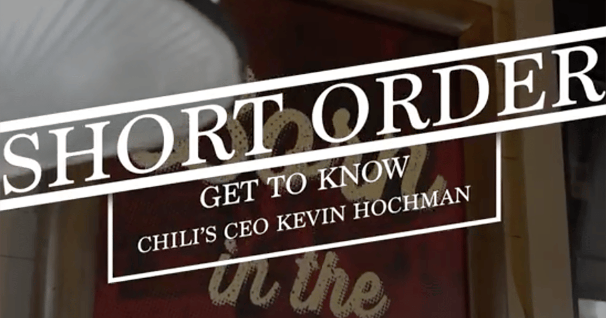 Get to know Chili’s CEO Kevin Hochman