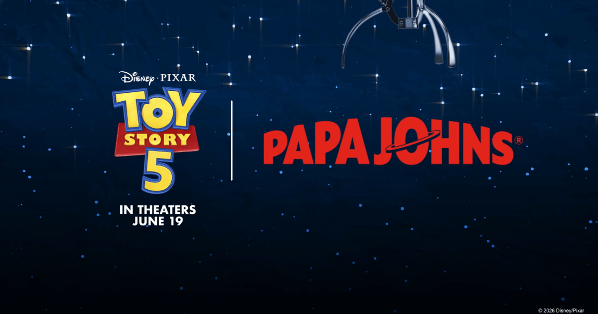 Papa Johns and Toy Story 5 mark first-ever collaboration