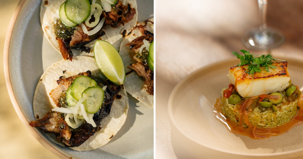 Das moderne mexikanische Restaurant Maleza im Drift Palm Springs Hotel ...