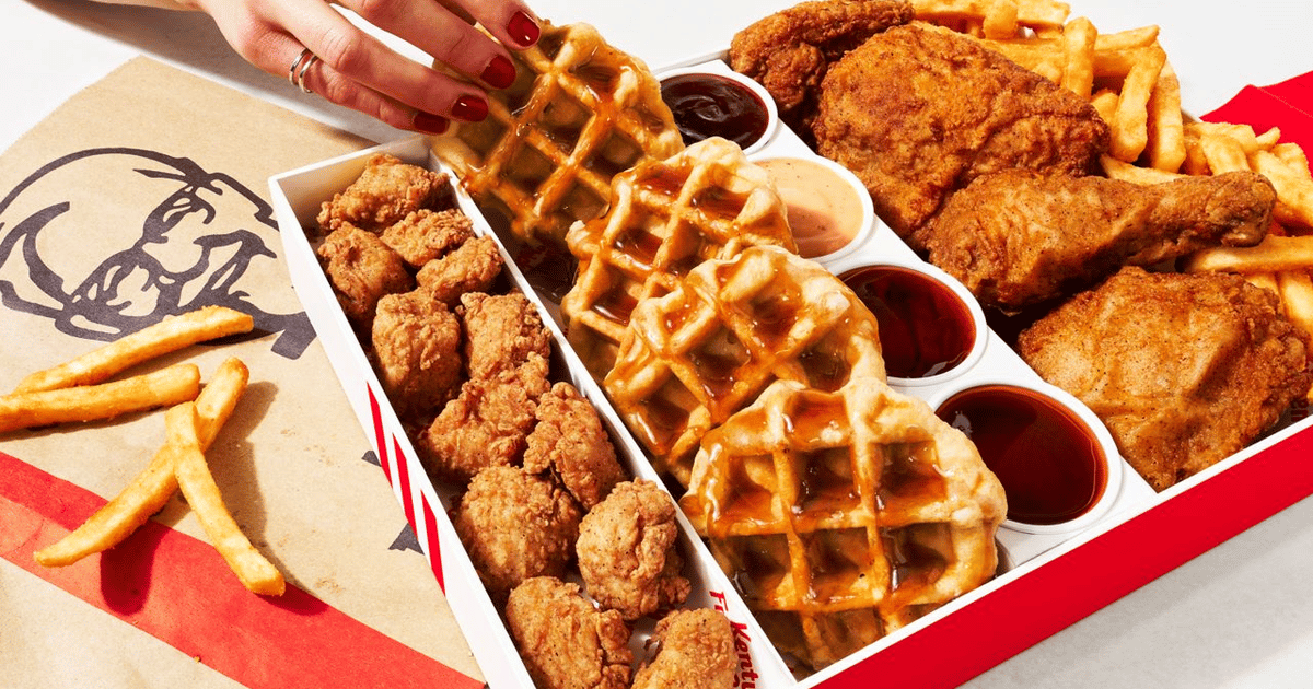 Snack Stack Kfc KFC is bringing back Chicken & Waffles for the first time in five years