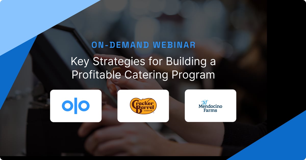 Acquire new customers and capitalize on the ongoing catering boom