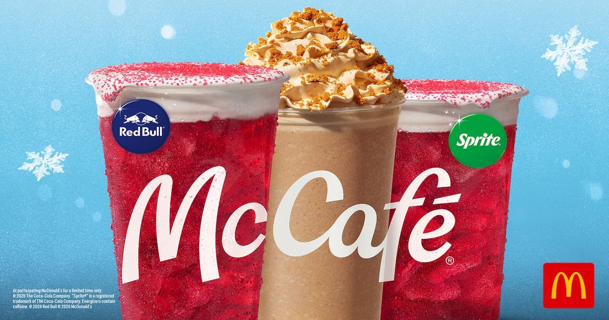 McDonald’s gets into the holiday spirit early with festive new drinks