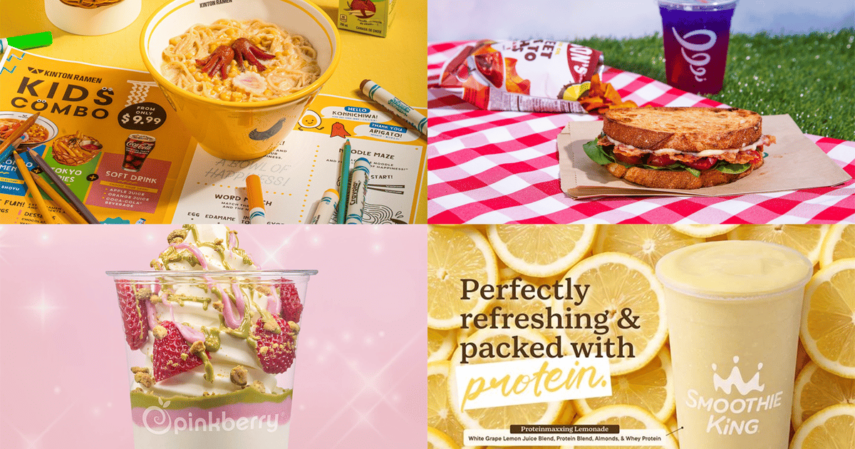 New items from Wendy’s, Starbucks, and the Cheesecake Factory