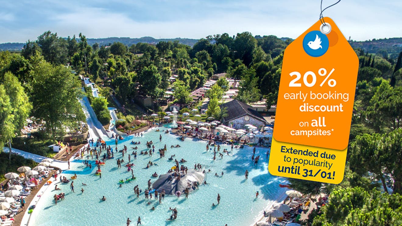 Book your holiday with a 20% early booking discount