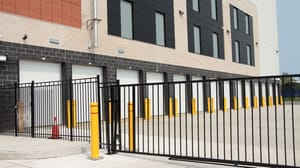A photo of a sliding gate at a self-storage facility A photo of a sliding gate at a self-storage facility