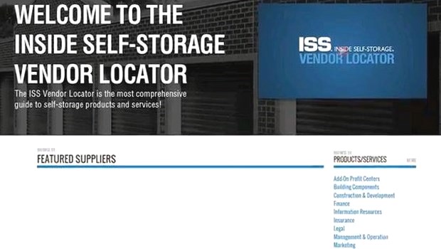 Inside Self-Storage Launches Vendor Locator Web Portal for Industry Products and Services