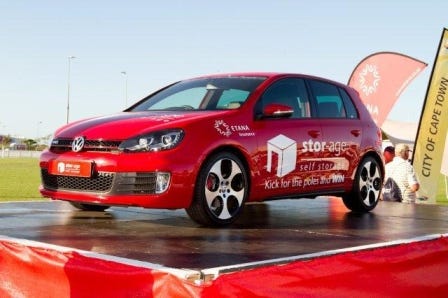 No one won the Golf GTI in this years promotion.