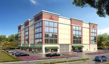 It took more than a year to gain zoning and design approval for Commerce Center Self Storage, now under construction in Largo, Md. The site will be managed by CubeSmart and branded under its name.