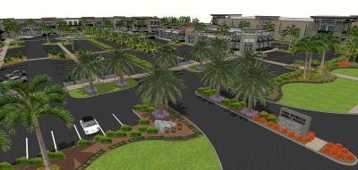 This three-story Atlantic Self Storage facility in St. Johns County, Fla., will serve as an anchor for a new lifestyle center called the Forum at Greenbriar.