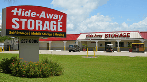 A picture of the large signage at Hide-Away Storage in Fort Meyers, Florida A picture of the large signage at Hide-Away Storage in Fort Meyers, Florida
