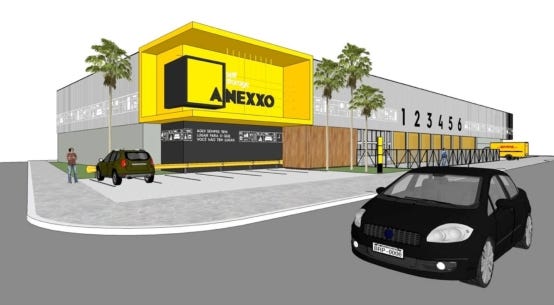 Anexxo Self Storage in Porto Alegrae, Brazil.***
