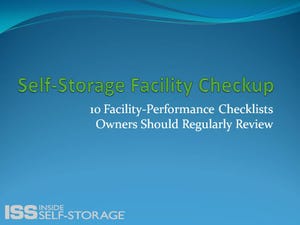 Self-Storage Metrics Checkup: 10 Facility-Performance Checklists Owners Should Regularly Review