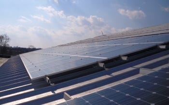 The solar panels that create “net-zero” energy consumption