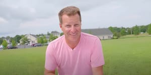 Real estate investor Steve Harbaugh standing on a grassy field talking about building his first self-storage facility. Real estate investor Steve Harbaugh standing on a grassy field talking about building his first self-storage facility.