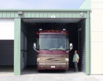 The most important element in offering storage for boats, RVs and other vehicles is space. (Photo courtesy of Mako Steel Inc.)