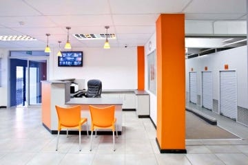 Reception and units at the XtraSpace facility in Durban Central