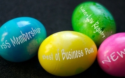 New Treats From ISS: Best of Business Poll, Membership, Lien-Law Registry