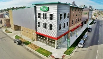 A multi-story Extra Space Storage facility in Denver (Photo courtesy of Kiwi II Construction)