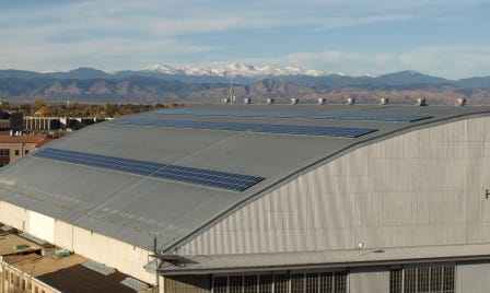 Solar Panels at Hangar 2